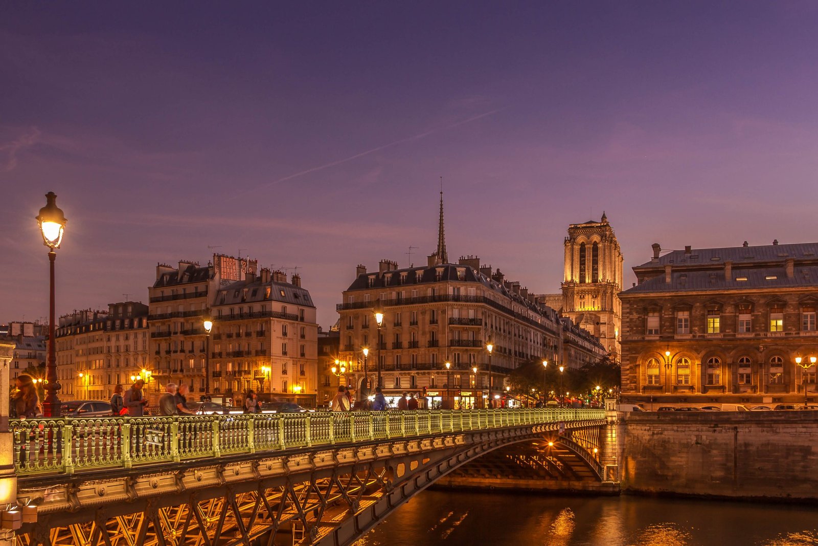 Paris city lights travel film