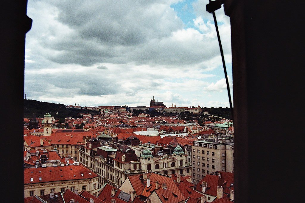 Prague old town film