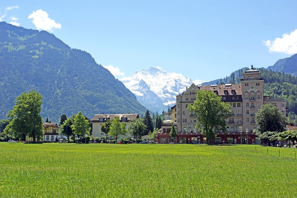 Swiss Alps scenic film